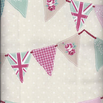 Bunting Pink Fabric by the Metre
